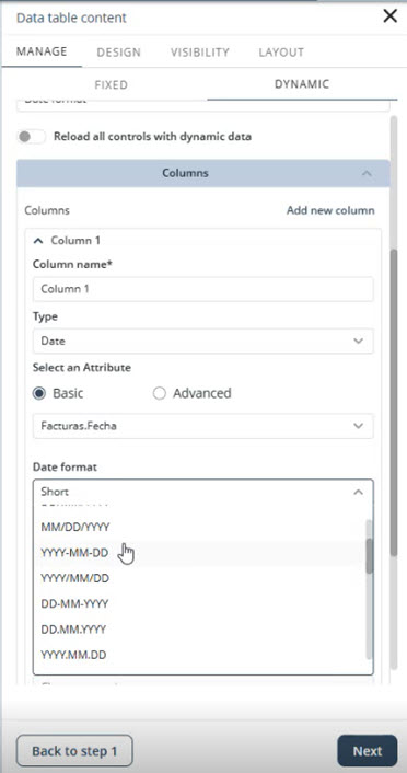 DataTableDateFormat