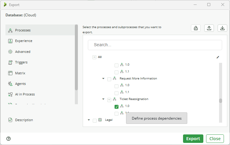 DefineProcessDependencies